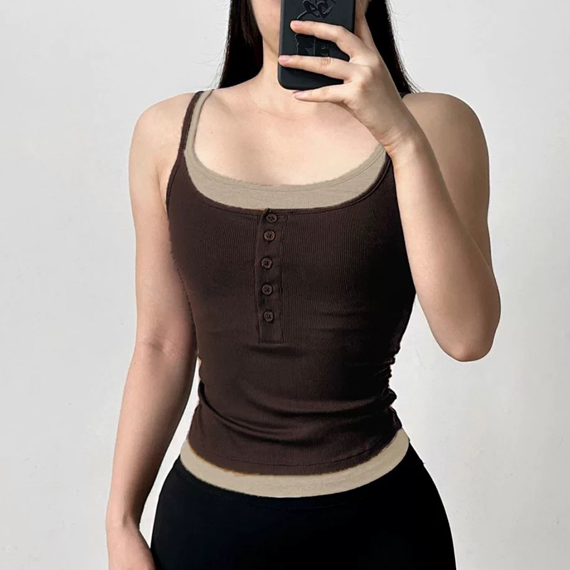 Color-Block Faux Two-Piece Spo - огляд і ціна Yoga Fitness Matte