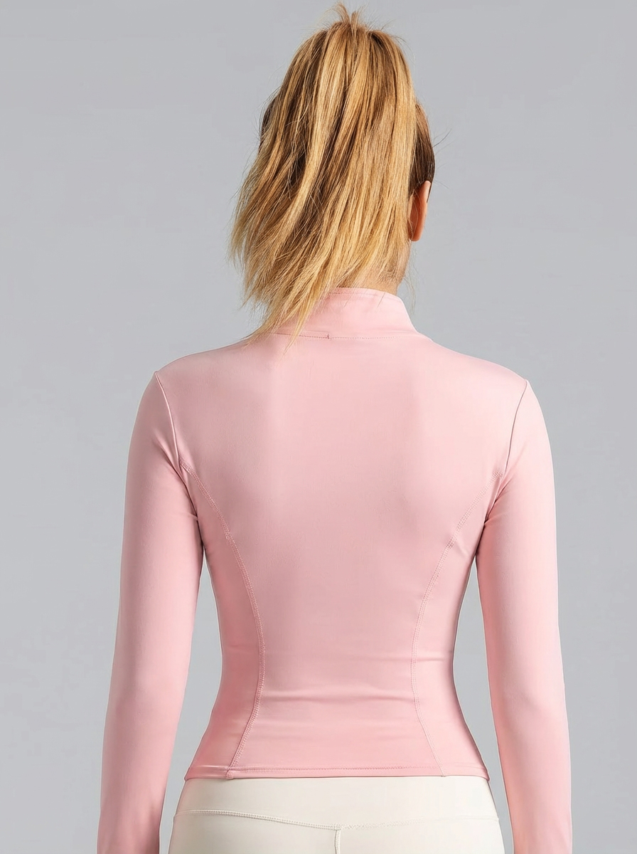 New Women Light Pink Yoga Coat - огляд і ціна Yoga Fitness Workout