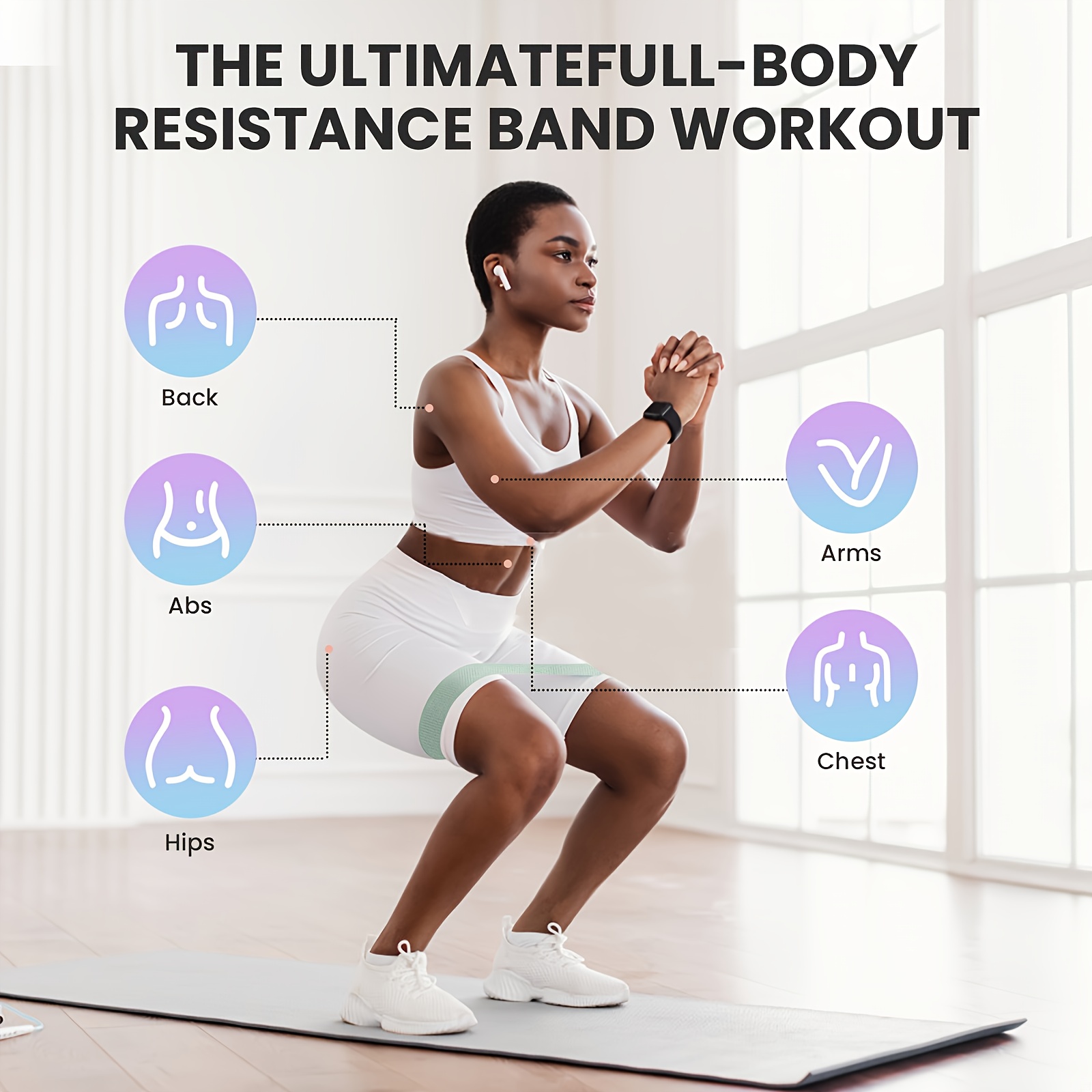 Fitness Resistance Bands with  - огляд і ціна Yoga And Fitness Studio