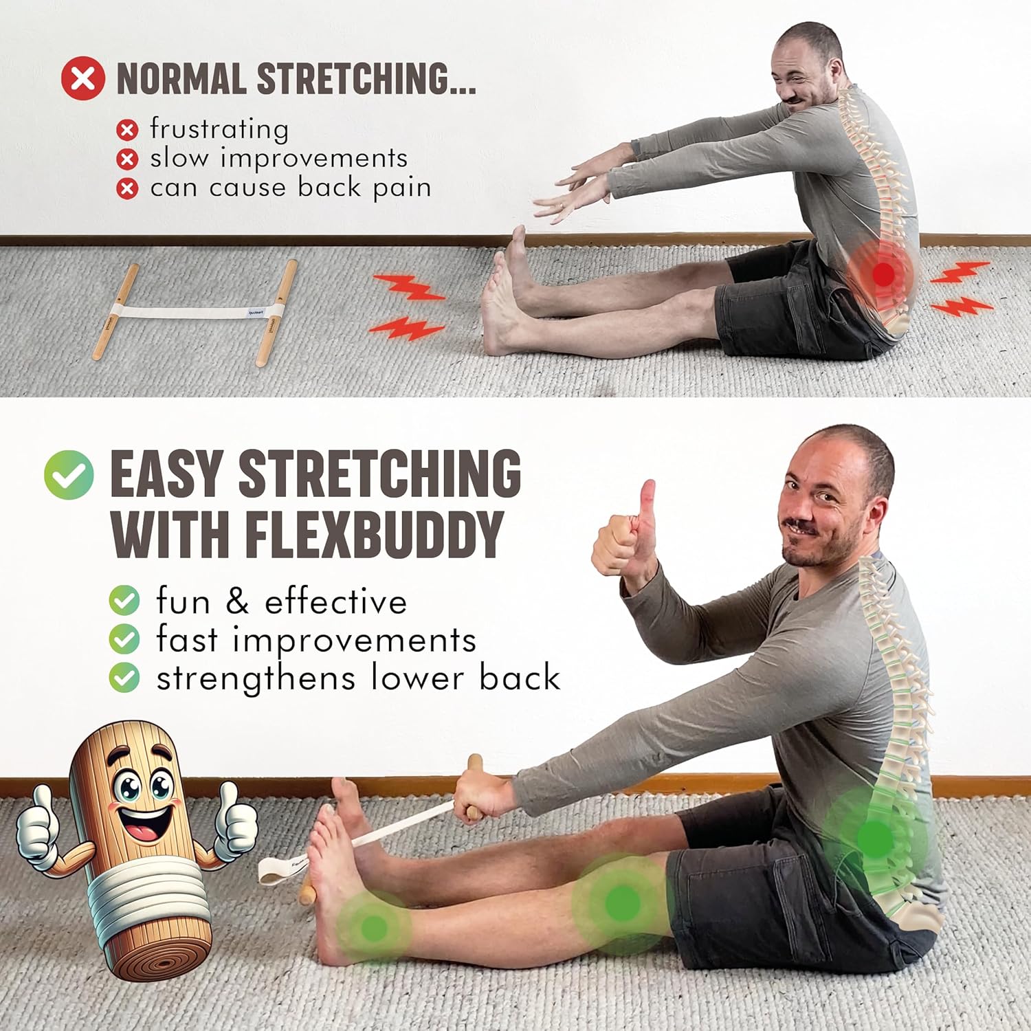 Hamstring Stretcher Adjustable - огляд і ціна Yoga Fitness Usa