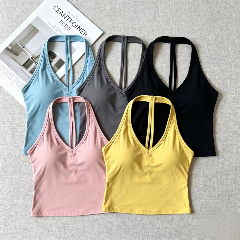 V‑Neck Halter T‑Back Yoga Tank - огляд і ціна Yoga And Fitness Studio