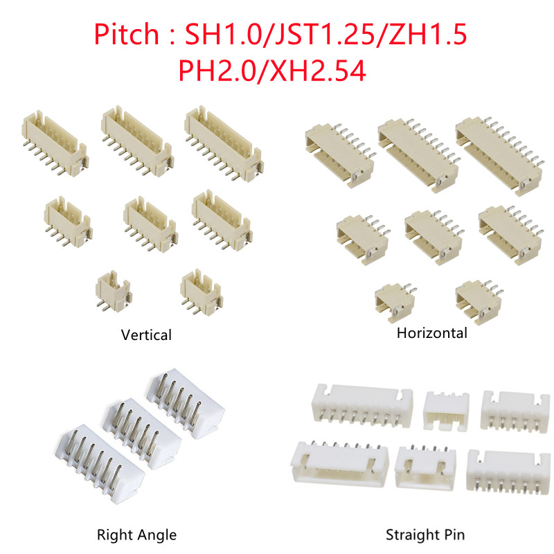 10PCS SH/JST/ZH/PH/XH Pitch 1. - огляд і ціна Dip Bar Parallel