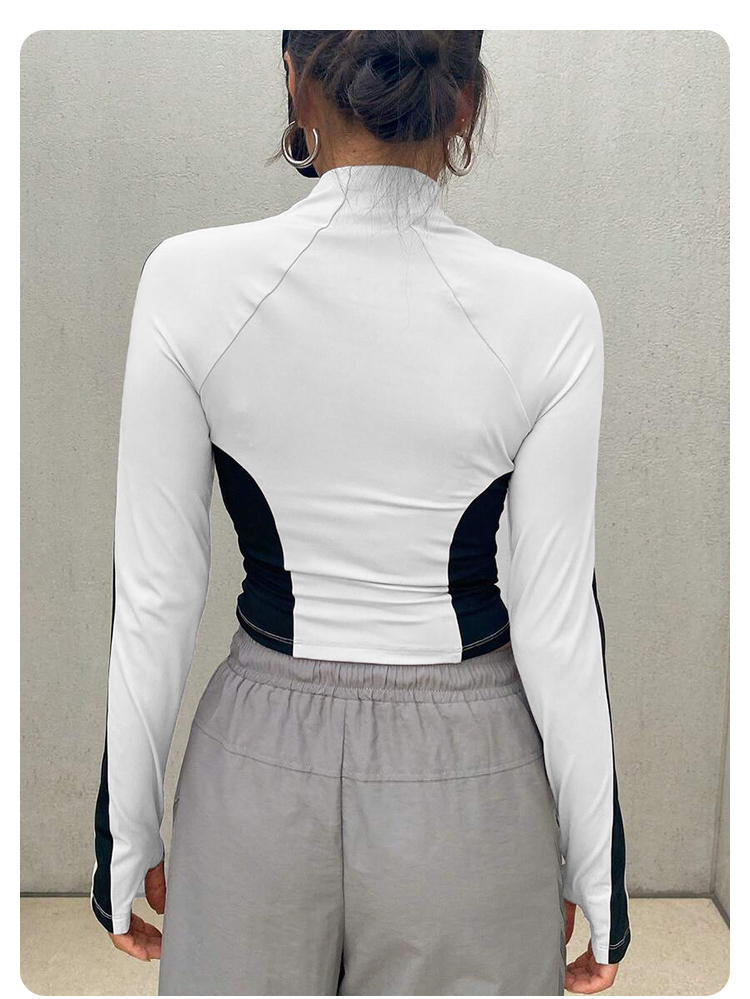Yoga Clothes Stand Up Collar J - огляд і ціна Yoga Fitness Usa