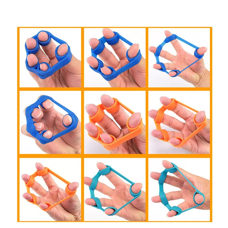 Hand Gripper Silicone Finger E - огляд і ціна Grip Strengthener Hand