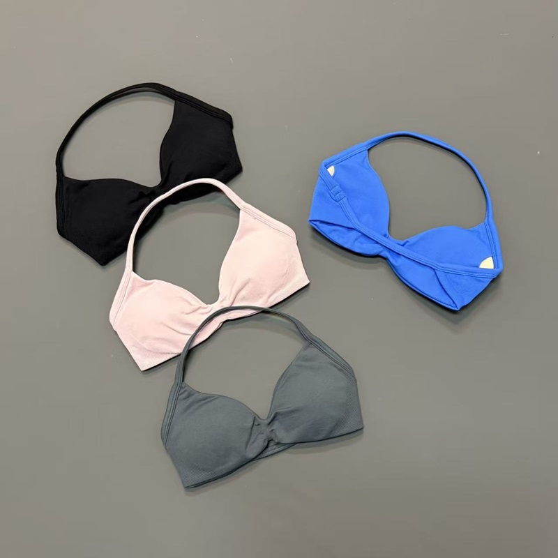 Women Halter Sports Bra V-Neck - огляд і ціна Yoga Và Fitness