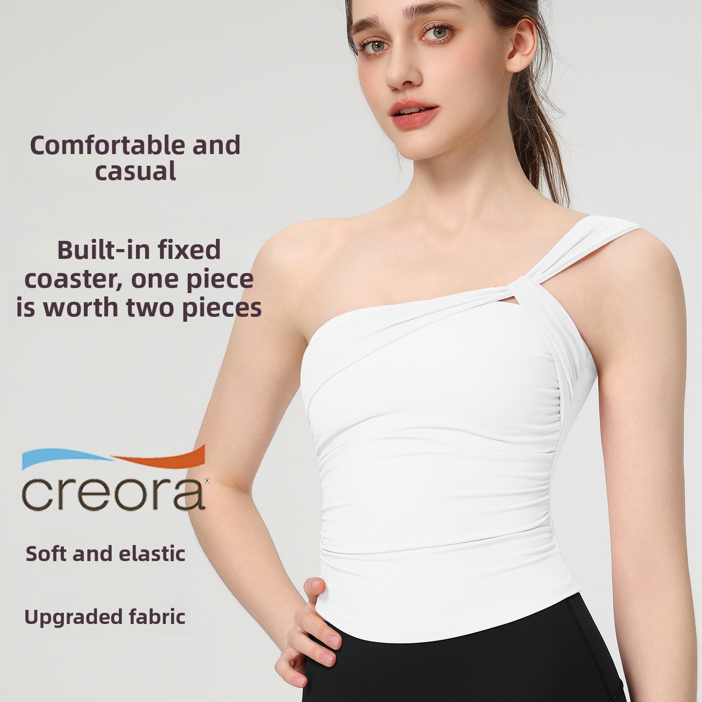 Women's Sexy Sloping Shoulder  - огляд і ціна Yoga Fitness Matte