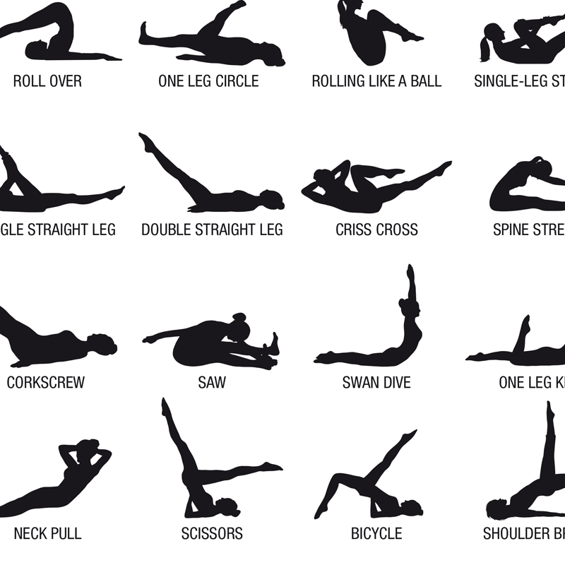 Frameless Pilates Workout Char - огляд і ціна Yoga Fitness Workout