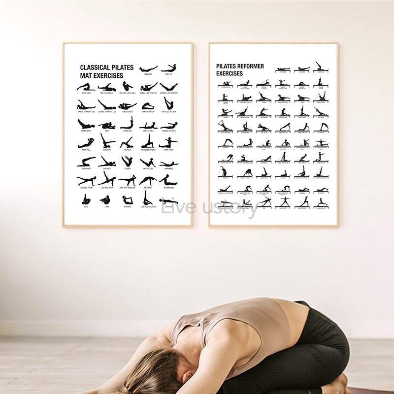 Frameless Pilates Workout Char - огляд і ціна Yoga Fitness Workout