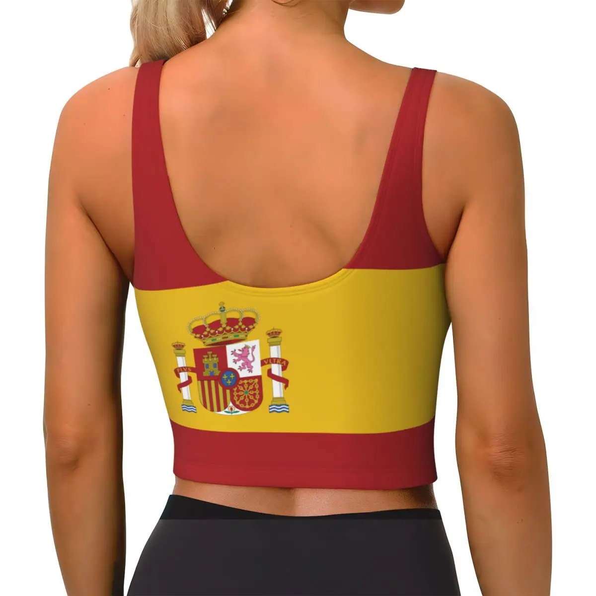 Spain Flag Basic Tops Women Sa - огляд і ціна Yoga Và Fitness